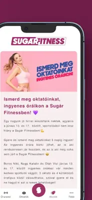 Sugár Fitness android App screenshot 0